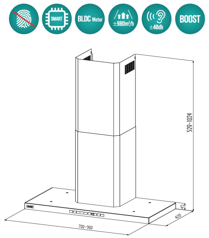 may-hut-mui-chu-t-90cm-grand-x-gx-h90t65-ktsp